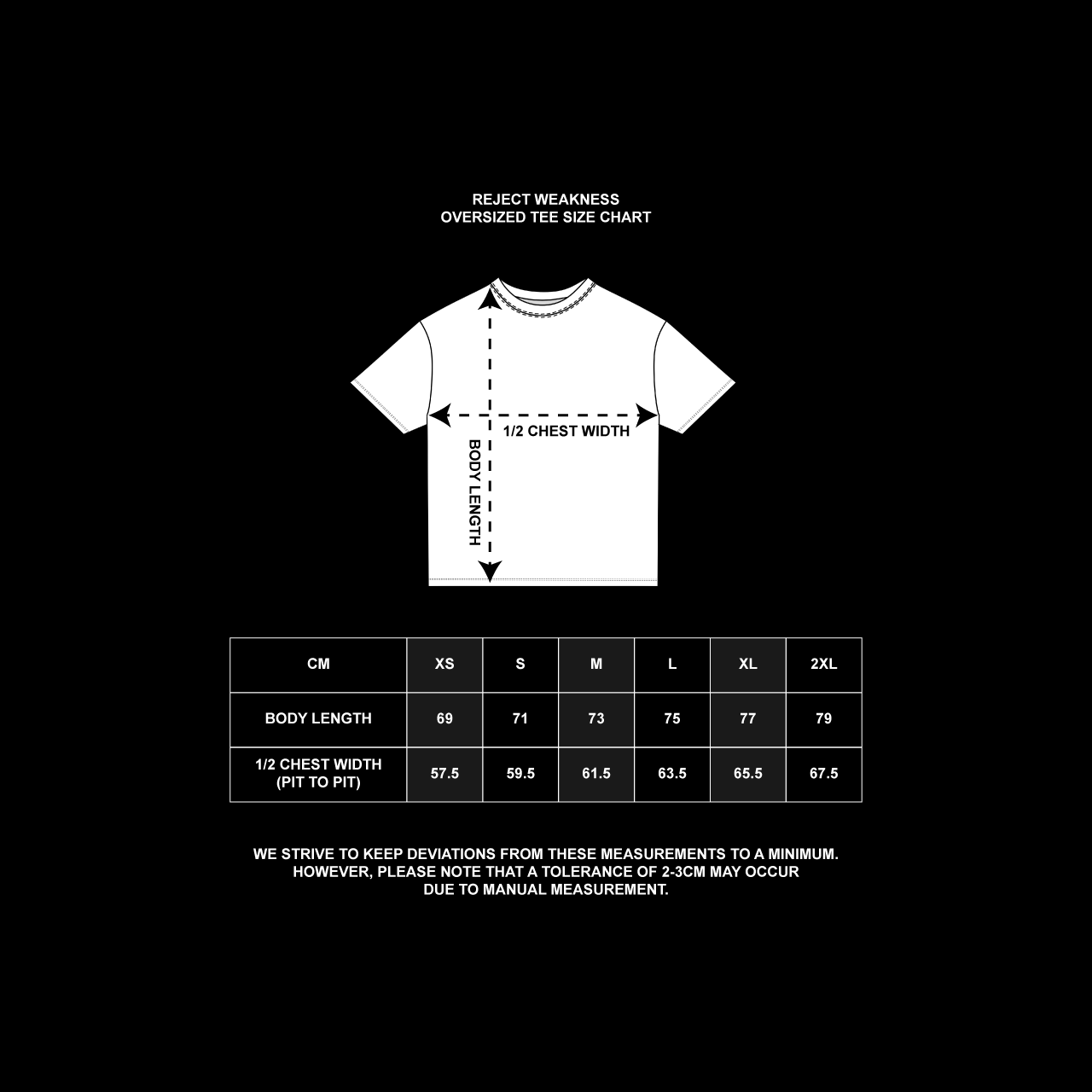 'THE RECKONING' OVERSIZED TEE